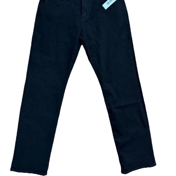 Hudson Mens 34 X 32 Blake Slim Straight Black Denim Jeans